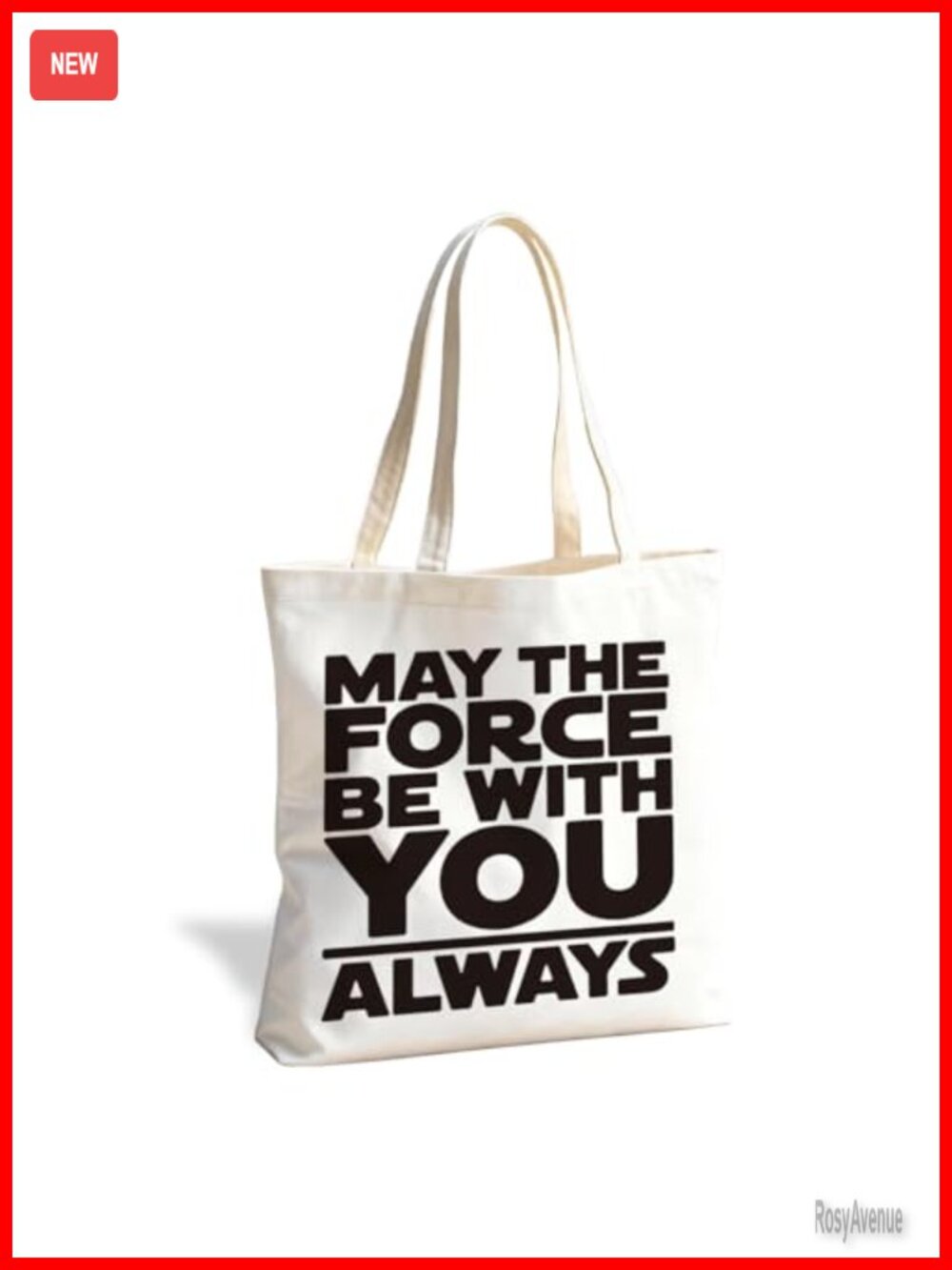 Canvas Tote Bag Reusable Shoulder Bag Cotton Canvas Double-Sided Print